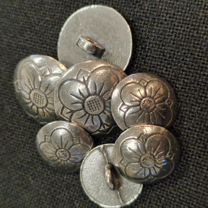 Tinnknapp oksidert 16 mm