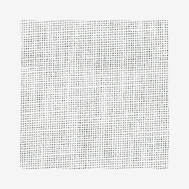 Tellelin - 13x13 - Hvit - 04 - (140cm bredde) 
