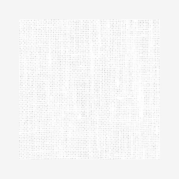 Skjortelin - 18x16 - Hvit - 03 - (150cm bredde)