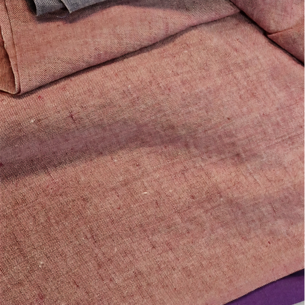 100% lin - Rosa melert - (140cm)