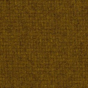 Okergult ensfarget ullstoff - 04