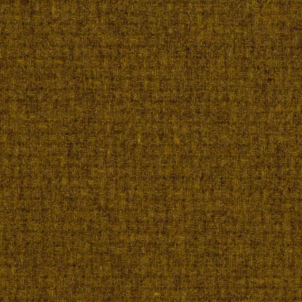 Okergult ensfarget ullstoff - 04