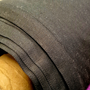 Lerret 100% bomull svart 145 cm