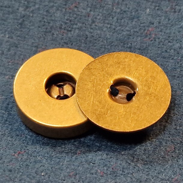 Magnetknapp 18 mm oxydert messing, syes p
