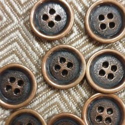 Knapp i kobber (18mm)