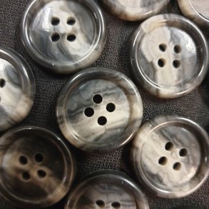 Gr melert knapp (20mm)