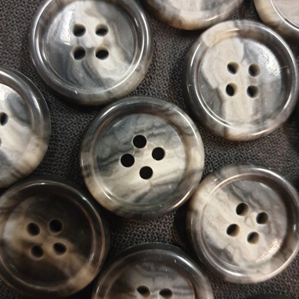 Gr melert knapp (20mm)