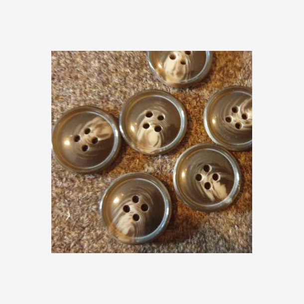 Brunmelert knapp (20mm)