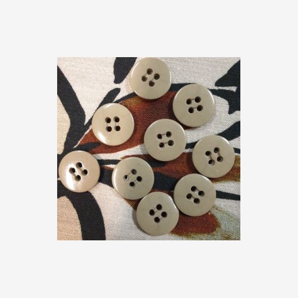 Grnn/Beige knapp (17mm)