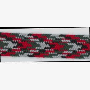 Hosebnd metervare - rdt/grnt/grtt/svart - Ull/polyester