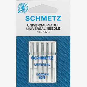 Symaskinnler nr 60 - 5 stk