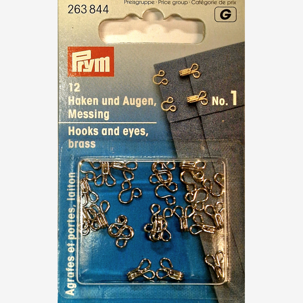 Hekter nr 1 - Blanke - 12 par