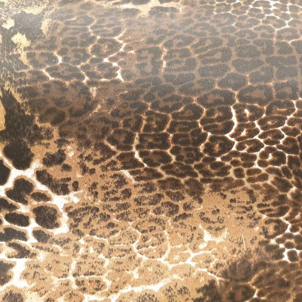 Satin trykkmnstret - 52% bom. 45% nylon 3% elastan