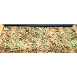 Velour grnn fantasi - 73% viskose / 27% polyester