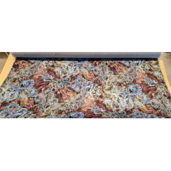 Velour bl fantasi - 73% viskose / 27% polyester