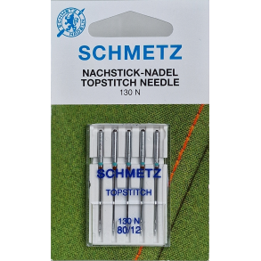 Topstitchnler nr 80 - 5 stk