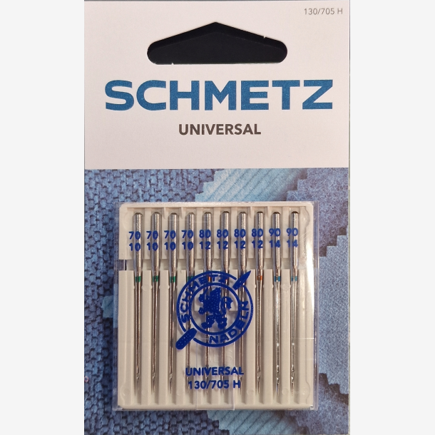 Symaskinn�ler nr 70-80-90 - 10 stk - assortert