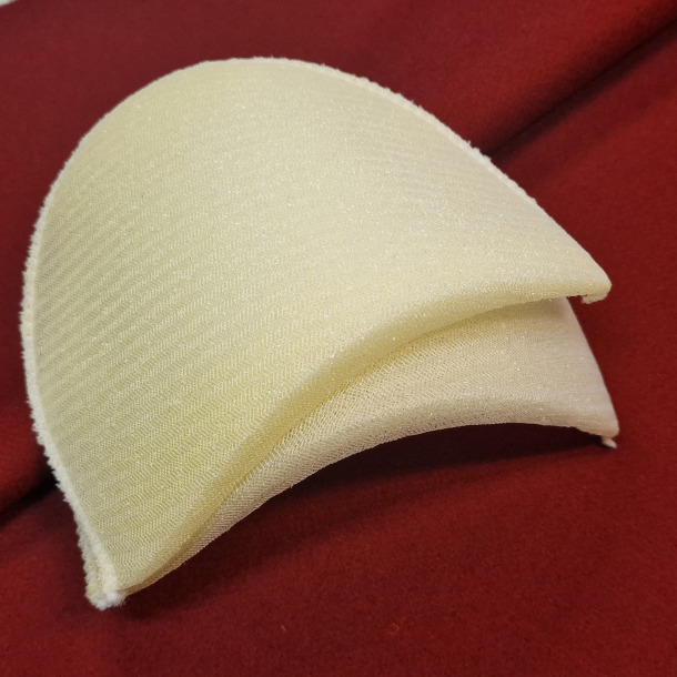 Skulderputer sm (par, hvite) til bluser m.m.