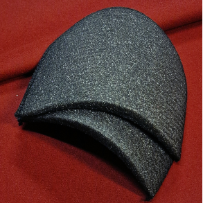 Skulderputer sm (par, svarte) til guttebunad, bluser m.m.