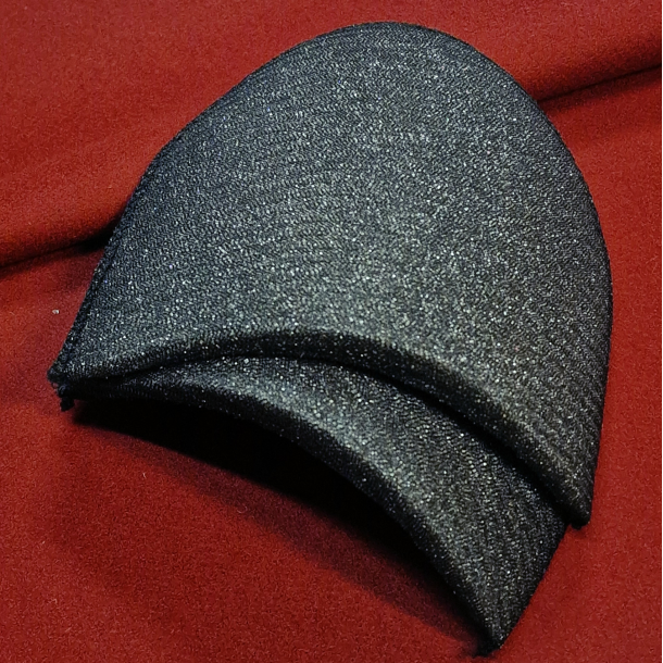 Skulderputer sm (par, svarte) til guttebunad, bluser m.m.