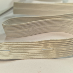 Hullstrikk 15 mm hvitt