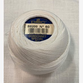 DMC Hvit nr 60 Cordonnet Special 20 gr