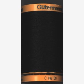 Bomull - Svart - 400 m