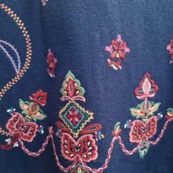 Sunnmrsbunad m/kep - Dame, bltt norsk stoff - Matr.pk - P LAGER N!