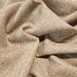 ECO WOOL Fiskebeinm�nstret - Beige - (150cm)