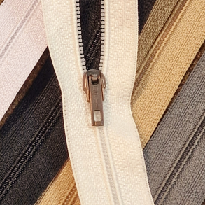 Glidels metervare - 4 mm - Ubleket/off-white