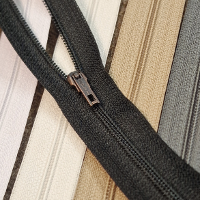 Glidels metervare - 4 mm - Svart 