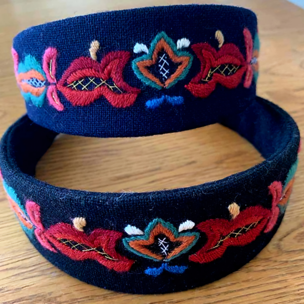 Stoff til pannebnd (hrbyle) bltt GU