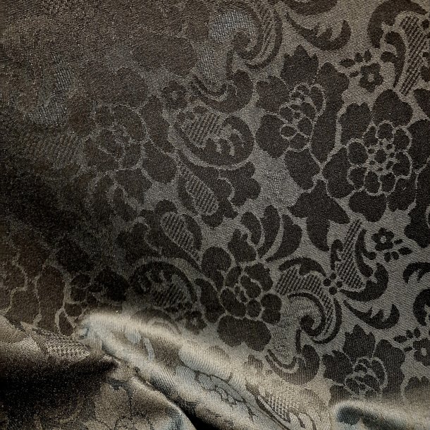 Damask - 100% WV - ny superfin ull - Svart