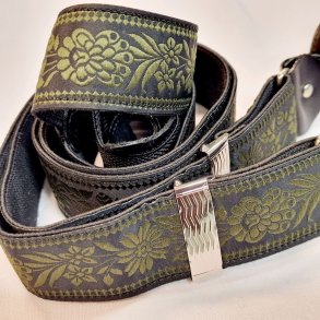 Seler med pyntebnd, Svart Grnt