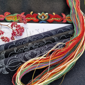 Trdpakke m.m. til fem pannebnd UTSOLGT