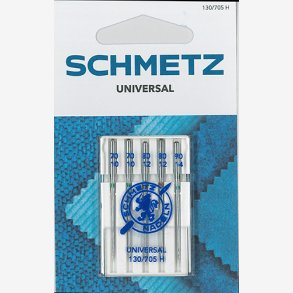Symaskinnler nr 70-90 - 5 stk - assortert
