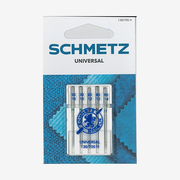 Symaskinnler nr 70-90 - 5 stk - assortert