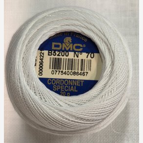 DMC Hvit nr 70 Cordonnet Special 20 gr