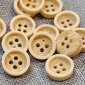 Liten skjorteknapp (10mm)