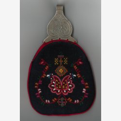 Sunnm�rsbunad m/kep - (1-4 �r) - Marine lett ullklede