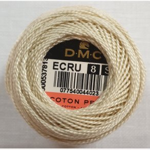 DMC nr 8 Cotton perle 10 gr - Ecru