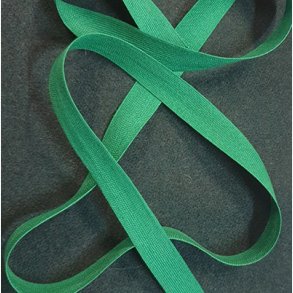 Bomullsbnd 15 mm - Grn
