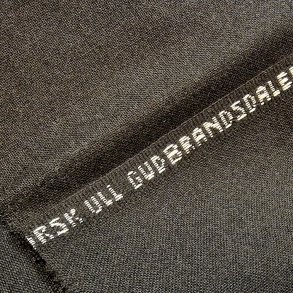 To-skaft Norsk ull - Kardet - 09 svart (140 cm) 