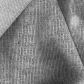 Innleggsvlies m/innvevde striper - hvitt - (90cm)