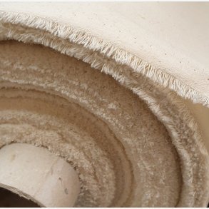 Lerret ubleket (150cm) ECRU (litt grov i veven)