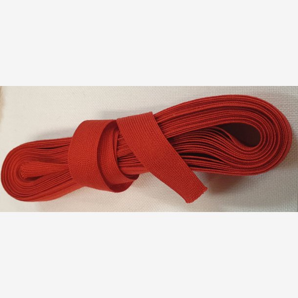 R�de bomullsb�nd til kanting (5m)