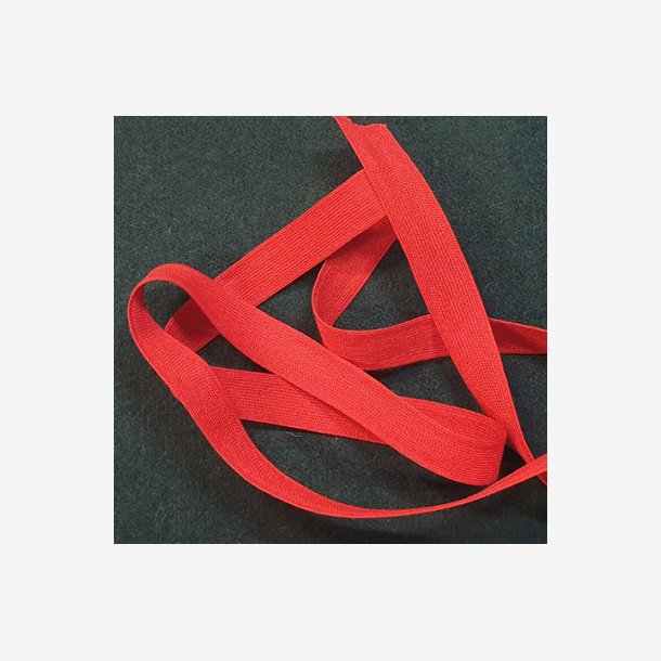 Bomullsbnd 15 mm - Rd