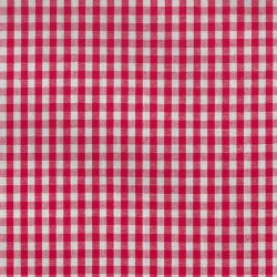 Smrutet - Rd/hvitt - tynn fin bomull - Bredde ca 150 cm