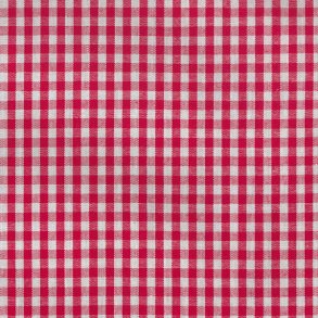 Smrutet - Rd/hvitt - tynn fin bomull - Bredde ca 150 cm