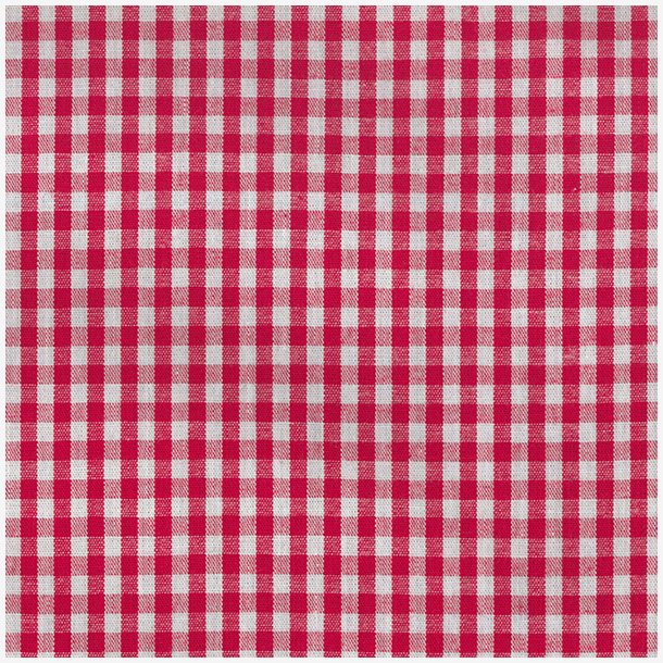 Smrutet - Rd/hvitt - tynn fin bomull - Bredde ca 150 cm